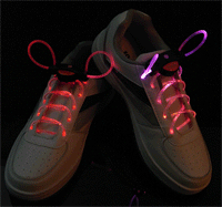 MULTICOLOR LED Light Up Flashing Shoelaces SALE!